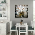 thumbnail image 2 of Abstract color spotted peacock - 36"x36" canvas - Print on demand, 2 of 5