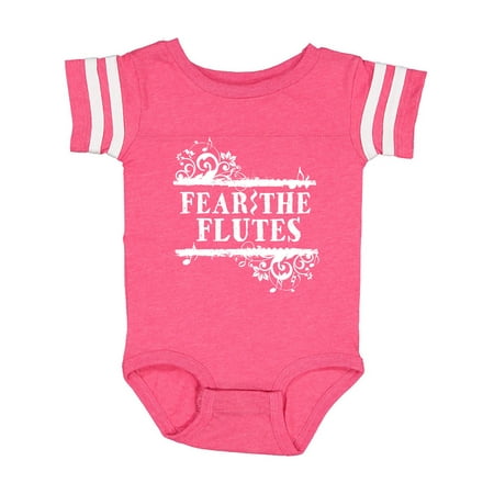 

Inktastic Fear The Flutes Music Gift For Flutist Gift Baby Boy or Baby Girl Bodysuit