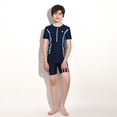 thumbnail image 5 of Povozer Boys Swimsuit Boy Swimwear Rash Guard Bathing Suit Kids Swimsuit Set(Blue,7-8Y), 5 of 6