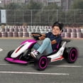thumbnail image 3 of Electric Go Karts for Kids,24V Electric Go Kart with 2 * 150W Powerful Motors,8mph Max Speed,Max Load 110lbs,W/Button Start,Lights,Safety Belt, Age 6-12, 3 of 9