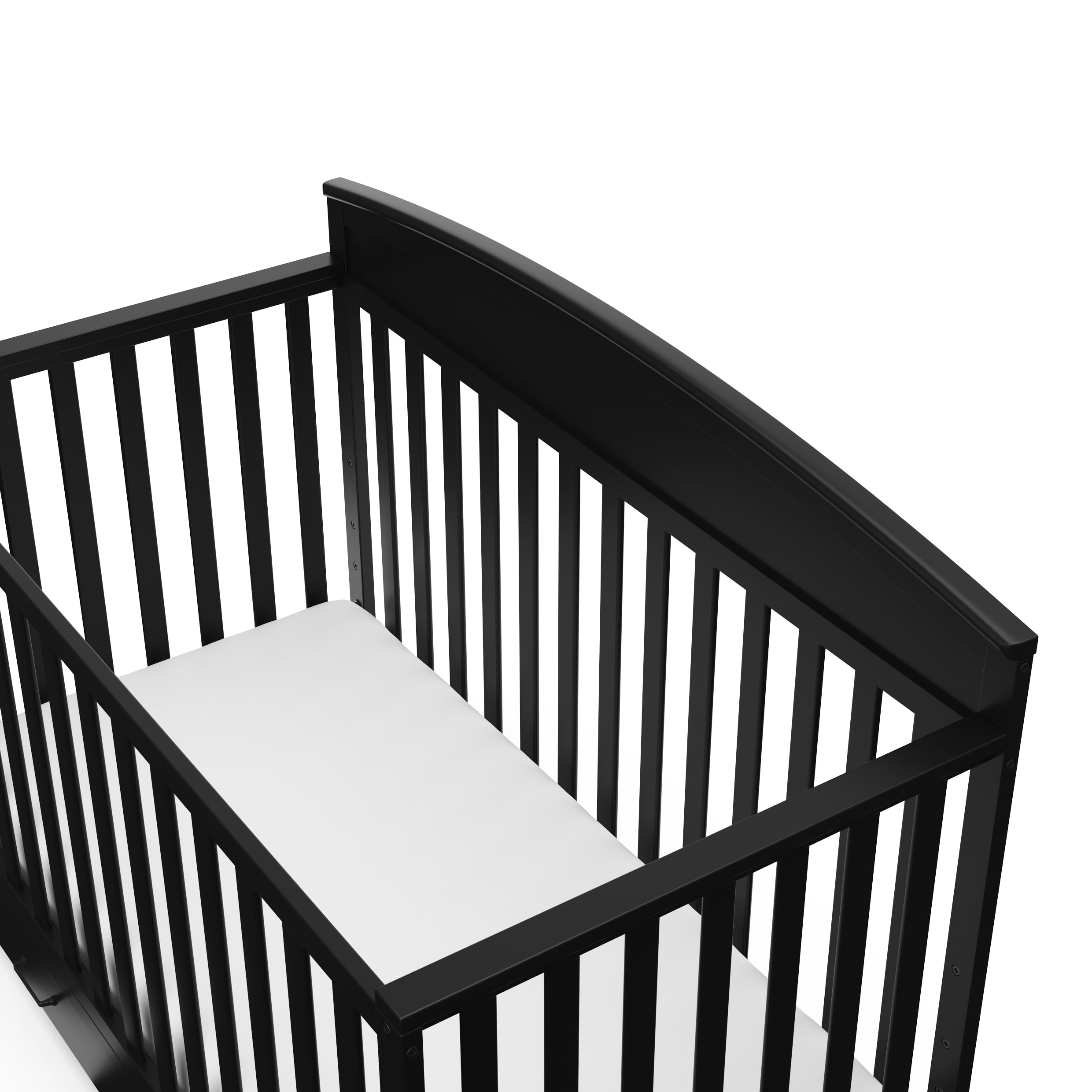 Graco Benton 5-in-1 Convertible Baby Crib with Drawer, Black