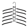 thumbnail image 1 of Lttoisl SharkTRUE Space Saving Clothes Hangers, Multi Layer Metal Hanger Racks with Foam Padding, Heavy Duty Thick Magic Hanger Organizers for Coats, Sweaters, Suits, T-Shirts, Wardrobe Storage, 1 of 8
