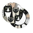 thumbnail image 2 of Naloa Colors Cats Round Bar Stool Cushion Cover 12-14 inch, Fits Kitchen, Office, Restaurant Chairs - 13 inch, 2 of 7