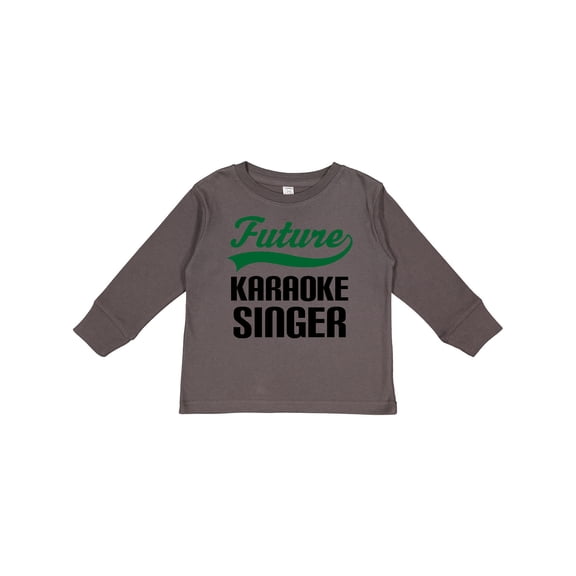 Inktastic Future Karaoke Singer Boys Long Sleeve Toddler T-Shirt