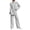 07-White, variant on Yutgune Women's 2 Piece Sweatsuit Mock Neck Long Sleeve Sweatshirt Drawstring Wide Leg Pants Casual Lounge Set
