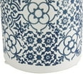 thumbnail image 4 of DecMode 11", 9"H White Ceramic Decorative Jars with Spanish Tile Patterns, 2-Pieces, 4 of 8