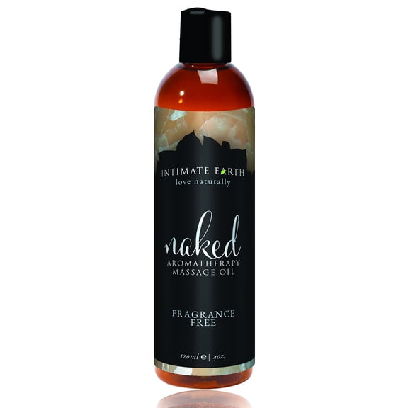 Intimate earth Naked Massage Oil - Fragrance Free 120ml / 4oz