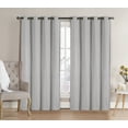 thumbnail image 1 of Neil Blackout Grommet Window Panel, Silver, 52x84 Inches, 1 of 1