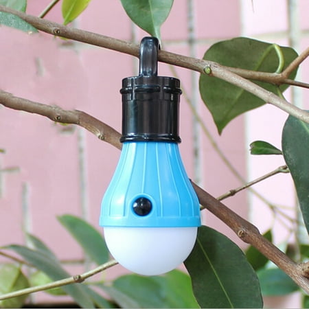 Portable 3 LED Lantern Tent Light Bulb for Camping Hiking Fishing Emergency Battery Powered Light