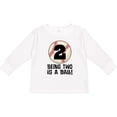 thumbnail image 3 of Inktastic 2nd Birthday Baseball 2 Year Old Boy Boys or Girls Long Sleeve Toddler T-Shirt, 3 of 5