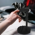 thumbnail image 1 of HIAKDOFT Adjustable Black Nail Lamp Stand with Stable Base and Handheld Rotation, 1 of 8
