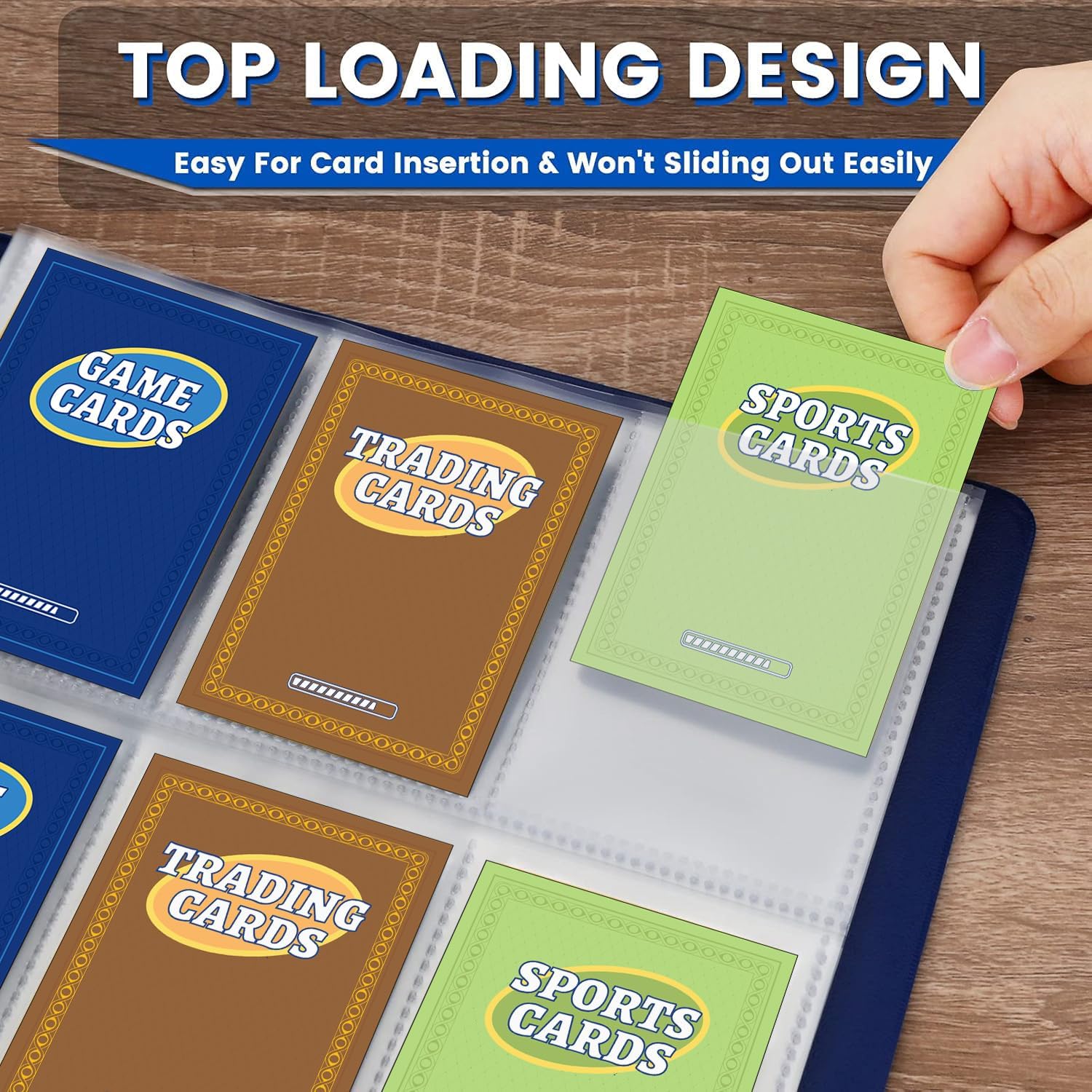 how to sleeve double sided cards Amazon.com : ABLY 540 Pockets Double-Sided Trading Card Pages Sleeves  9-Pocket Clear Plastic Game Card Protectors for Skylanders, Pokemon,  Baseball Cards and More, Fit 3 Ring Binder (30 Pages) : Office Products