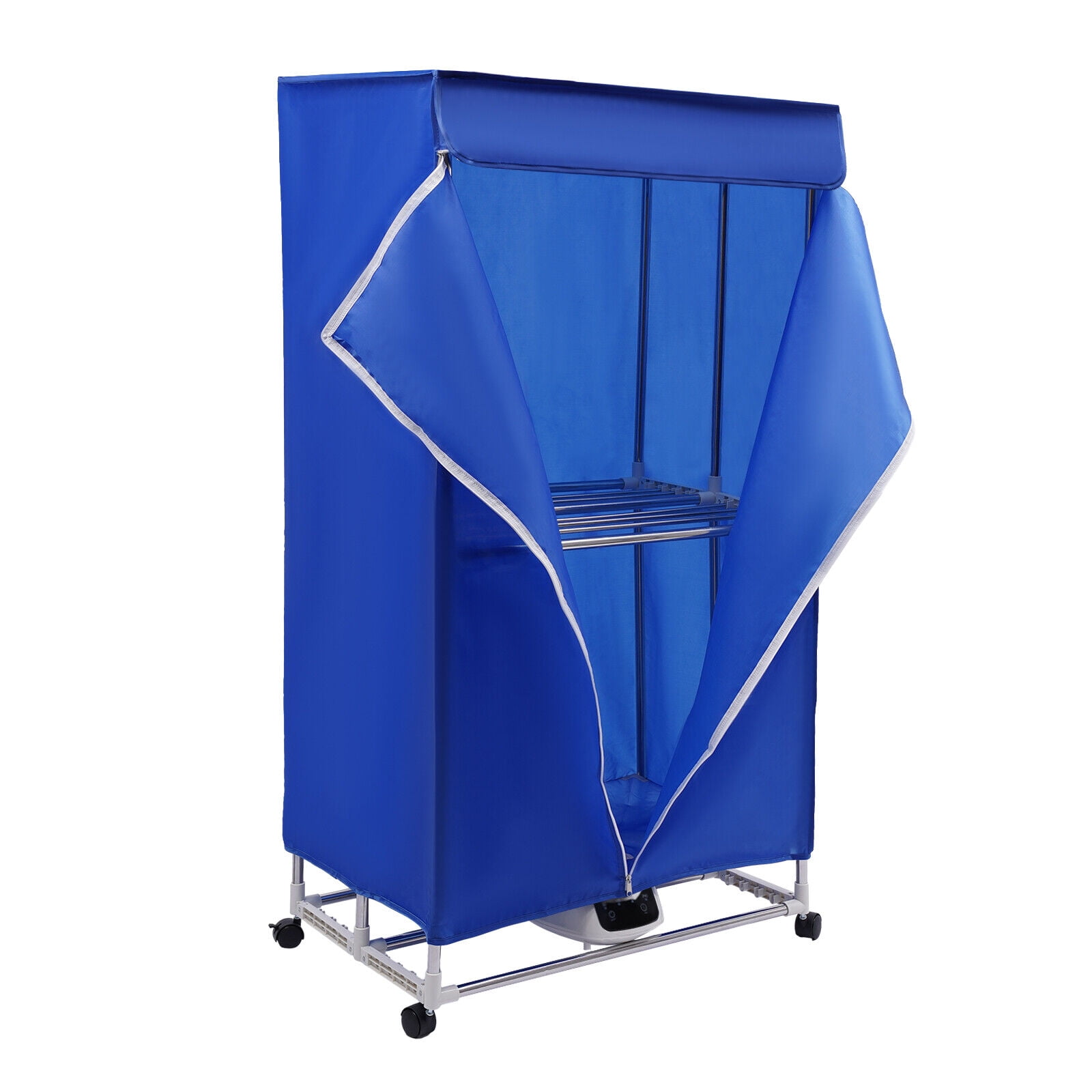Blue Electric Clothes Dryer Portable Mini Dryer Machine Clothes Quick Heater 1200W For Homes, Apartments