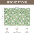 thumbnail image 3 of Placemat, Pioneer Flower Floral Print Pattern Place Mats Table Mat Set Of 2, PVC Washable Placemats for Party Kitchen Dining Decoration, 18x12 Inch, Fade Resistant, 3 of 6