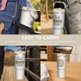 thumbnail image 7 of 30 Oz Tumbler Rainbow Text Tumbler with Lid and Straw, Birthday Gift Cup for Friend Women Men Coffee Travel Mug Thanksgiving Day Halloween Christmas Gift Water Bottle, 7 of 7