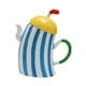 thumbnail image 2 of Hervidor de agua de cerámica de 800ml, tetera hecha a mano de gran capacidad con dibujos animados, tetera para cocina, restaurante, viajes, hogar,, 2 of 9