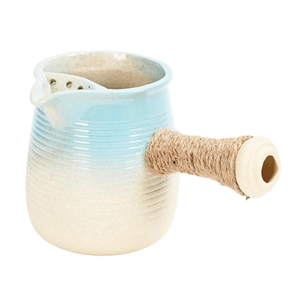 Tetera de cerámica Strade Fareast Limited con infusor 550ml azul beis