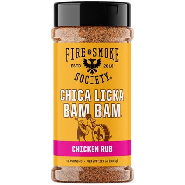 Fire & Smoke Society Chica Licka Bam Bam Chicken Seasoning, 10.7oz