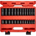 thumbnail image 1 of Juego de enchufes NEIKO 02433A Drive de 3/8 pulgadas estándar y profundo, 26 piezas, 1 of 6