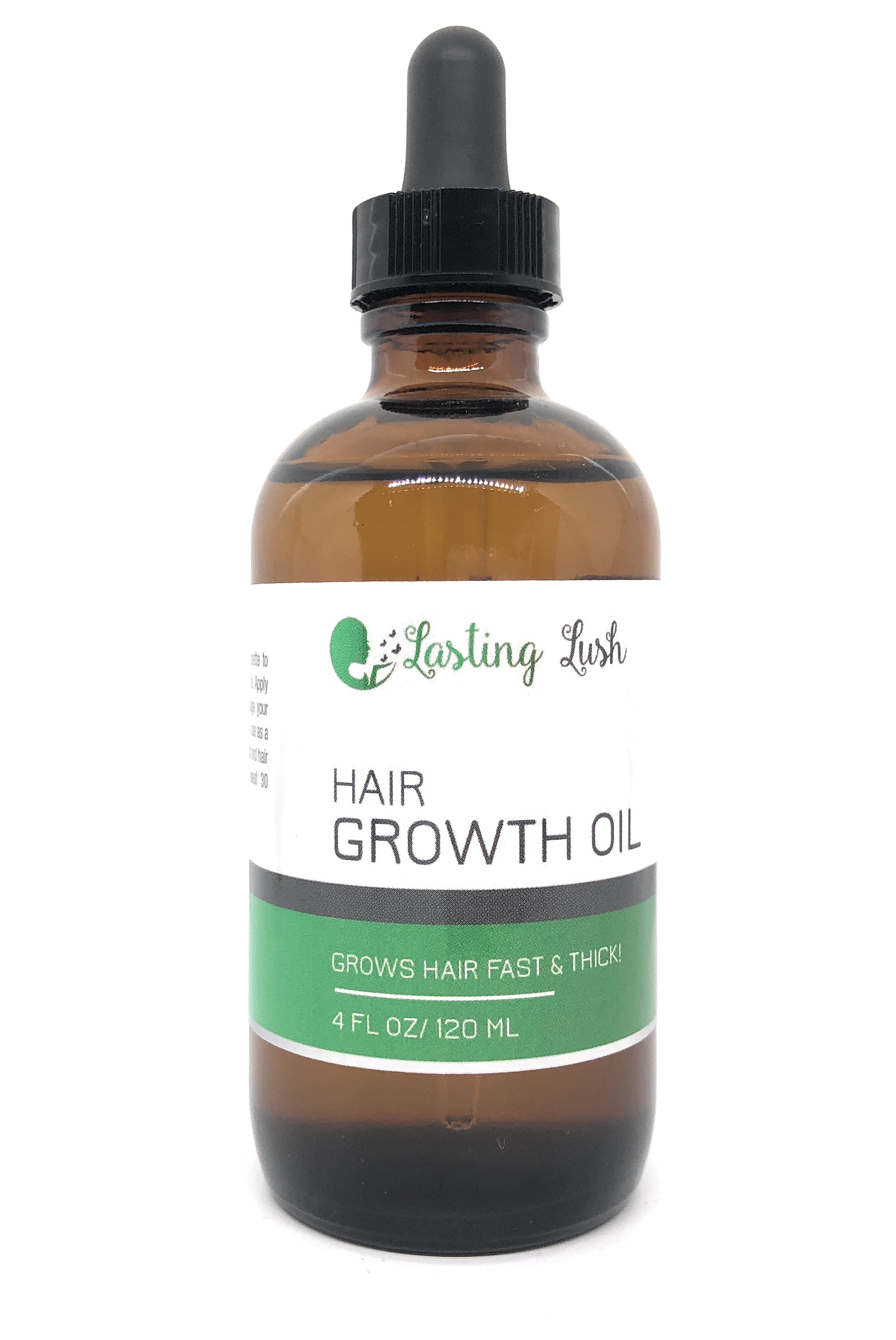 Lasting Lush Hair Growth Oil Growth Treatment with Almond Oil, Castor