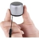 thumbnail image 1 of wonima44 Best Mini Portable Bluetooth Speaker with HD Sound & Bass I Smallest Wireless Bluetooth Speakers for Phone/PC/Tablet I Photo Selfie Button Answer Phone Calls I Cute Tiny Speaker (Silver), 1 of 1