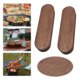 thumbnail image 4 of Placa Barbacoa Portátil Sartén para 2 Uds. Sapele Acampar Al Aire Libre, 4 of 9