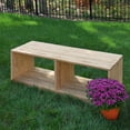 thumbnail image 3 of wood designs 991292 12 x 20 x 11 in. outdoor bench, 3 of 3