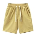 thumbnail image 5 of Lenago Mens Shorts Summer Casual And Comfortable Drawstring Pocket Elastic Waist Shorts Cargo Shorts for Men, 5 of 5