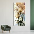thumbnail image 4 of "Pastel Fleur I&II" Frameless Free Floating Reverse Printed Tempered Glass Wall Art Set of 2, 4 of 10