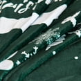 thumbnail image 3 of Exclusivo Mezcla Fleece Throw Blanket, Ultra Plush Christmas Holiday Printed Velvet Blankets,Lightweight and Cozy-50"x60"(Forest Green), 3 of 7