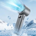 thumbnail image 6 of Portable Handheld Turbo Neck Fans, Personal Fan with Ice Cooling, Rechargeable Fans that Blow Cold Air, LCD Digital Display, Mini Usb Chill Pill Fans for Travel, Camping, Hiking, 6 of 6