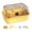 Yellow, variant on Melvexa Hamster Cage 13.39 in X, 360° Panoramic View with Top Cover, for Dwarf Hamsters Gerbils and Small Mice, Yellow
