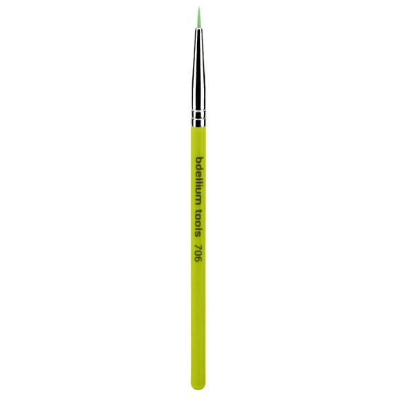 bdellium tools professional eco-friendly vegan makeup brush green bambu series - fine point eyeliner 706