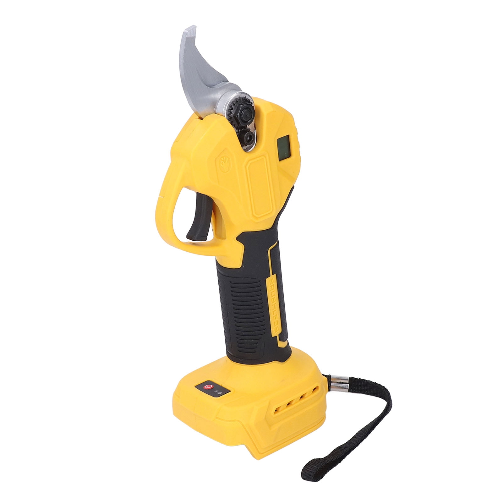 Cordless Electric Pruning Shears, Labor Saving LCD Display Electric Pruning Shears Versatile Powerful with Safety Switch for Tree Branch