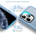 thumbnail image 5 of Designed for iPhone 11 Pro Case, [Support Wireless Charging] Soft Silicone Slim Anti-Scratch Phone Case for iPhone 11 Pro 5.8 inch, Light Blue, 5 of 13