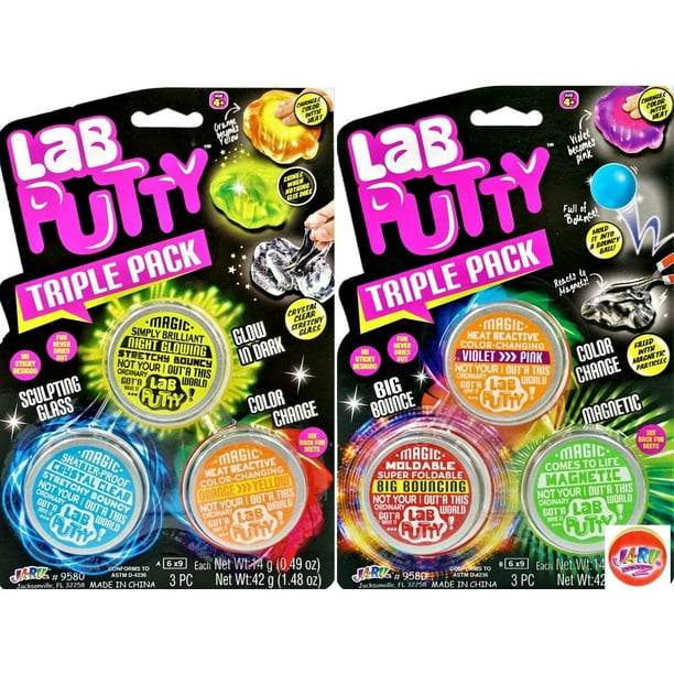 Lab Putty Assorted Heat Sensitive, Crystal Clear, UV