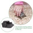 thumbnail image 5 of HIAKDOFT Wear Resistant Resin Turtle Ramp Dark Grey Decorative Platform for Lizards and Tortoises, 5 of 5