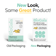 BioGaia Oral Health Probiotic for Kids | For Healthy Gums & Teeth | Common Dental Problem Defense | Apple