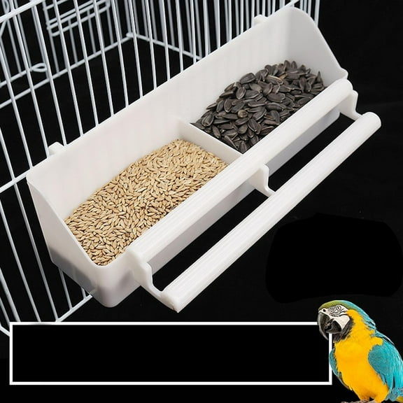 Bird Water Dispenser for Cage, Bird Food Feeder for Cage, Bird Food Bowl Cups, Bird Waterer Food Feeder, Birds Dispenser Feeder, Hanging Food Feeder