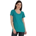 thumbnail image 1 of Inkmeso Inkmeso T-shirt à Encolure Dégagée pour Femmes à Manches Courtes d'Été, T-shirt Basique, 1 of 7