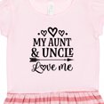 thumbnail image 3 of Inktastic My Aunt and Uncle Love Me Niece Gift Gift Toddler Girl Dress, 3 of 4