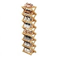 thumbnail image 2 of SHIBAILI 5-Tier Bamboo Folding Shoe Rack - No Assembly, Space-Saving(Black), 2 of 9
