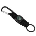 thumbnail image 2 of Pulsera de Paracord de supervivencia al aire libre con brújula Llavero de Paracord de 7 núcleos con mosquetón, 2 of 5