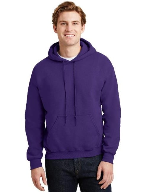 Gildan 18500 Heavy Blend Hooded Sweatshirt Jacket, Purple - 5XL ...