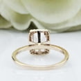 thumbnail image 6 of HeartsAndYou 2.3ct Natural Morganite & Diamond Engagement Ring Halo 14k SOLID Yellow Gold, 6 of 9
