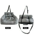 thumbnail image 3 of Asiento de coche para perros con correa de seguridad Asientos elevadores para coche para, 3 of 6