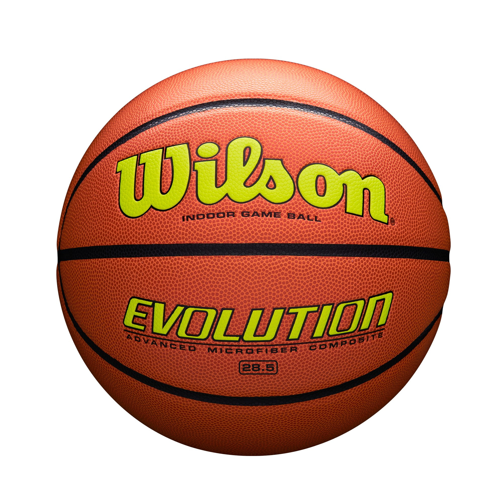 Wilson 28.5-Inch Evolution Intermediate Game Ball Basketball with 6 