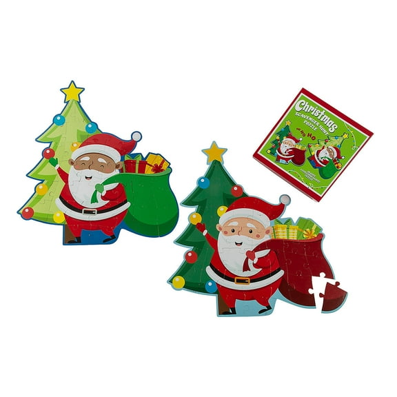Christmas Puzzle Scavenger Hunt Game