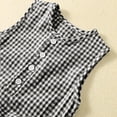 thumbnail image 7 of Baby Short Sleeve Romper with Round Neck - Cute Solid Color Summer Jumpsuit for Toddlers, 7 of 7