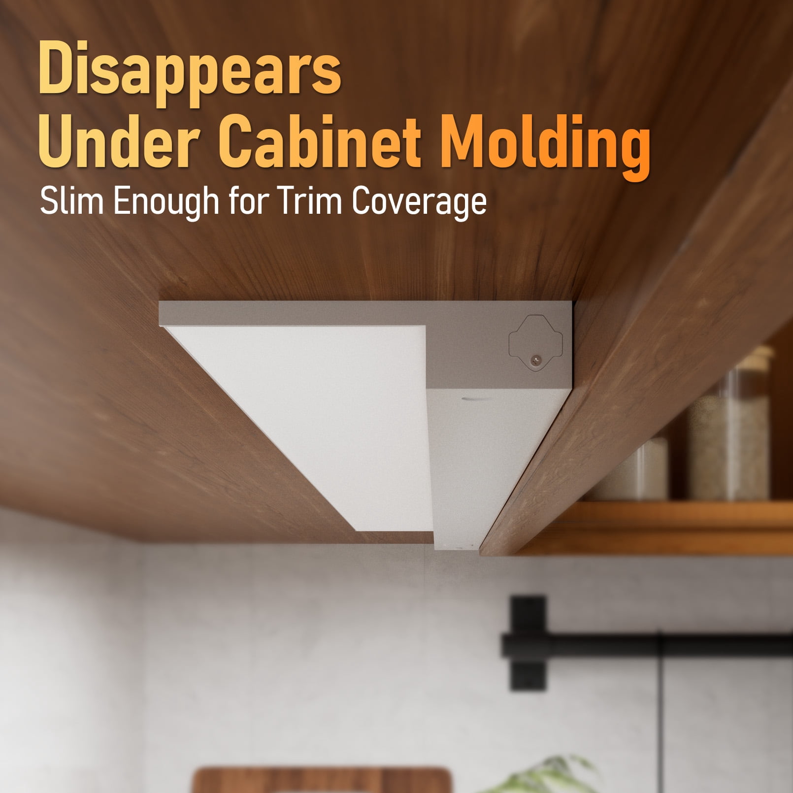 24W 5CCT LED Under Cabinet Lighting Fits 42-Inch Cabinets, Hardwired & Plug-In, 120V Ultra-Slim Linkable Dimmable Under Counter Lights, 2700K/3000K/3500K/4000K/5000K Selectable